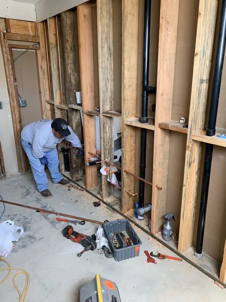 Commercial rough-in plumbing for Gas Line Repair in Piketown